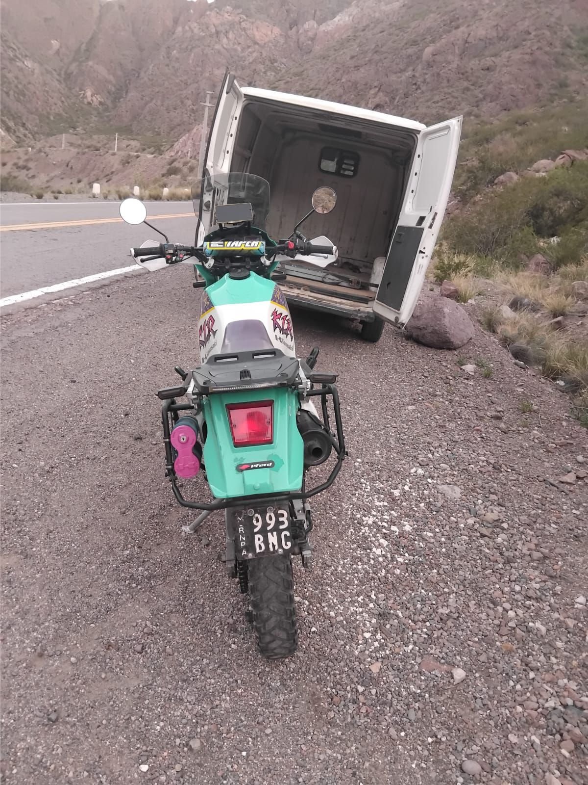 KLR en ruta asistencia